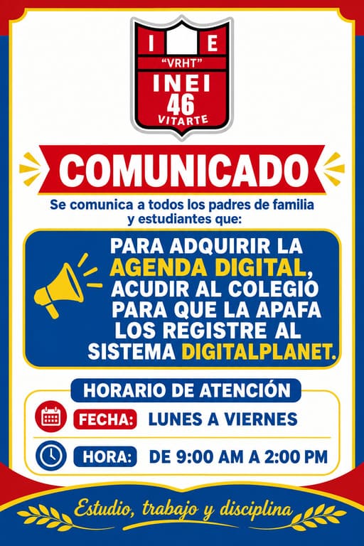 Comunicado Agenda Digital