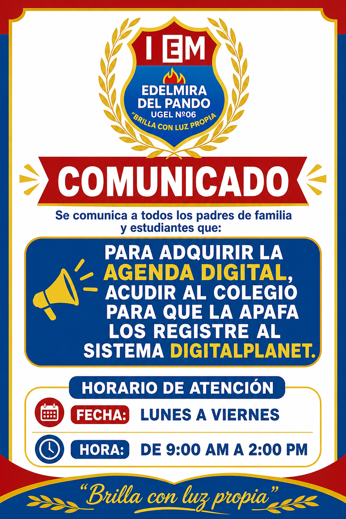 Comunicado Agenda Digital